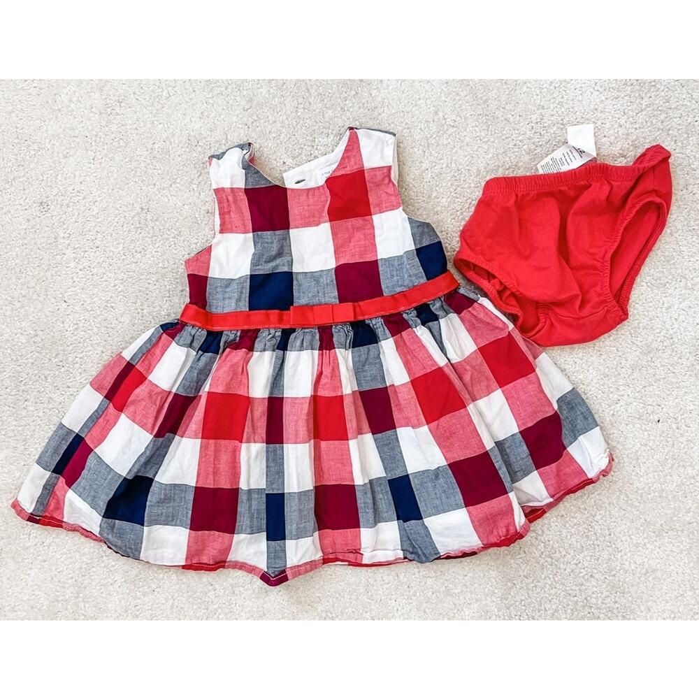 TODDLER GIRL 9-12 MONTH CHILDREN'S PLACE PLAID DRESS